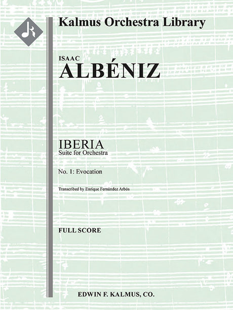 Albéniz: Evocación from Iberia (arr. for orchestra)