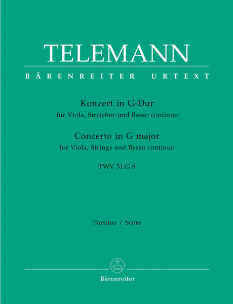 Telemann: Viola Concerto in G Major, TWV 51:G9