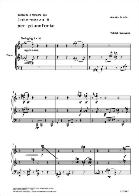 Sugiyama: Intermezzo V
