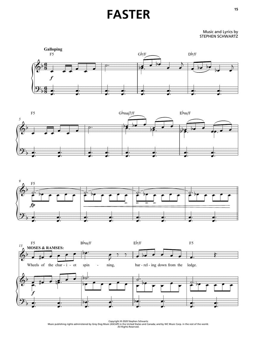 The Prince of Egypt - Vocal Selections