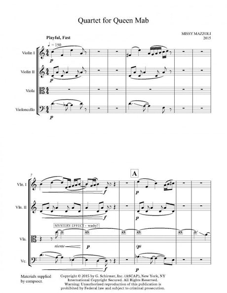 Mazzoli: Quartet for Queen Mab