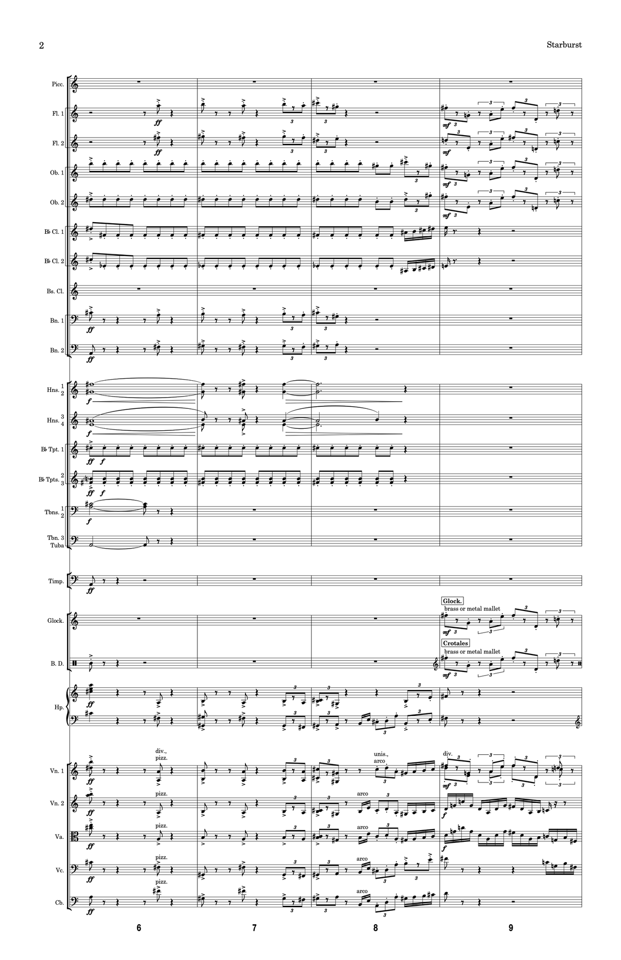 Montgomery: Starburst (arr. for orchestra)