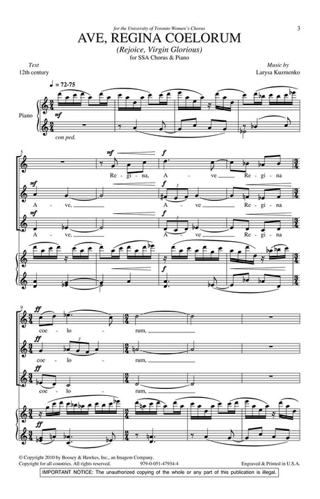 Kuzmenko: Ave, Regina Coelorum