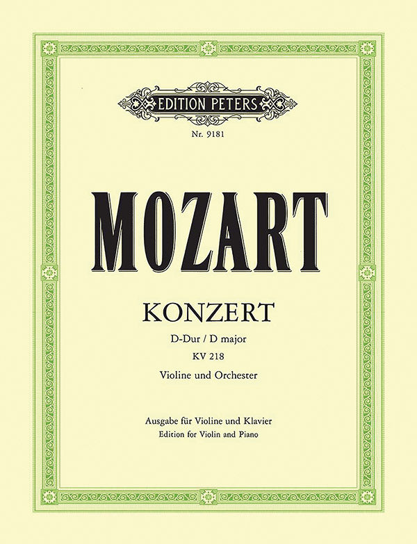 Mozart: Violin Concerto No. 4 in D Major, K. 218 – Ficks Music