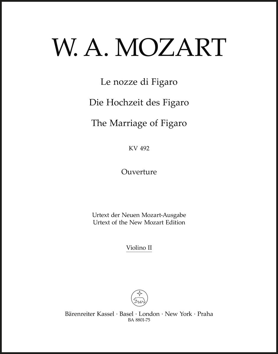 Mozart: Overture to The Marriage of Figaro, K. 492