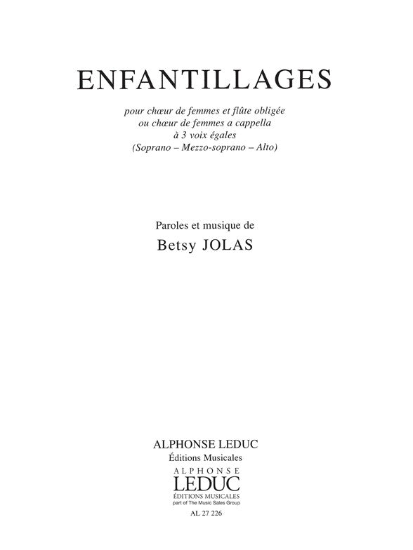 Jolas: Enfantillages
