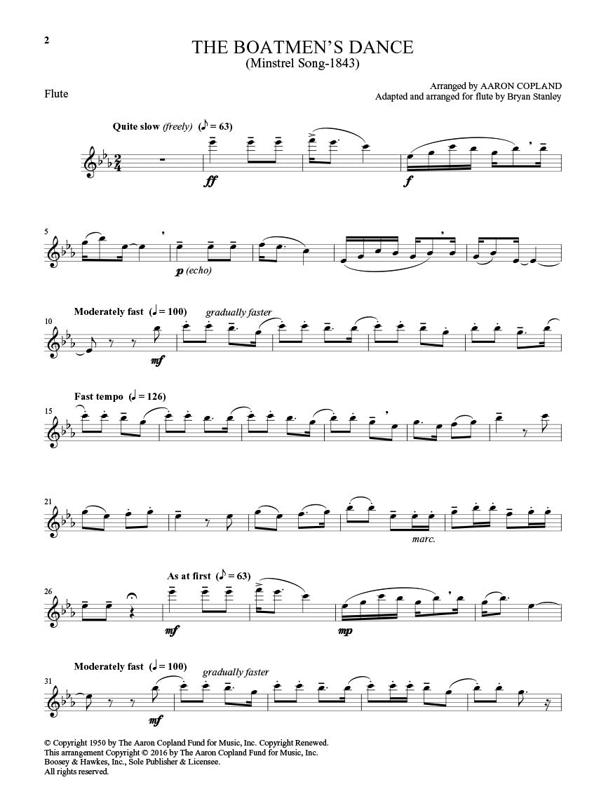 Copland: Old American Songs (arr. for flute & piano)