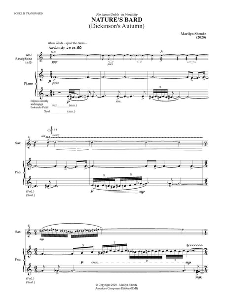 Shrude: Nature's Bard (Dickinson's Autumn)