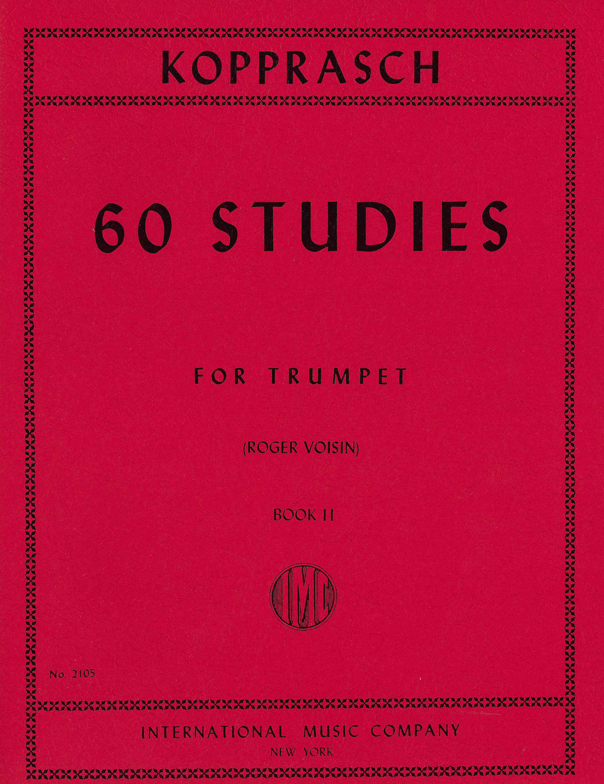 Kopprasch: 60 Studies - Volume 2 (arr. for trumpet)