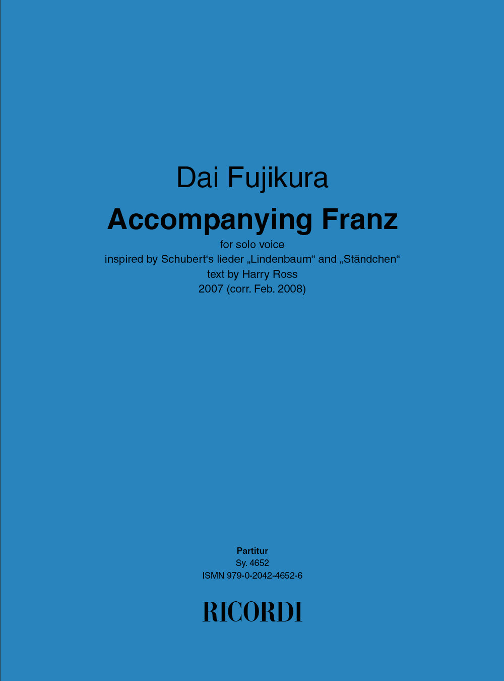 Fujikura: Accompanying Franz