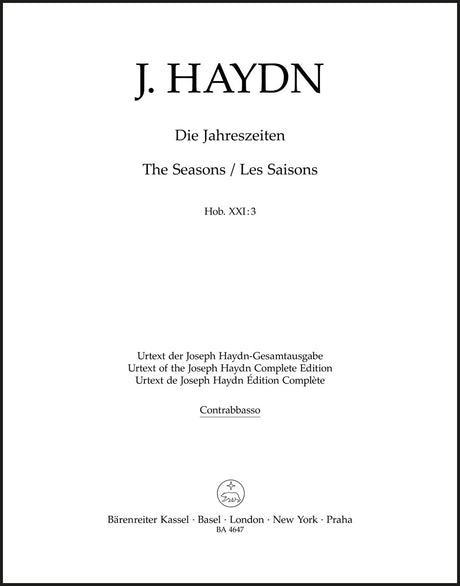 Haydn: The Seasons, Hob. XXI:3