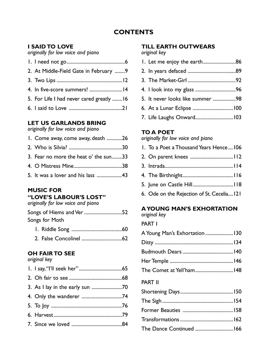 Finzi: Collected Songs