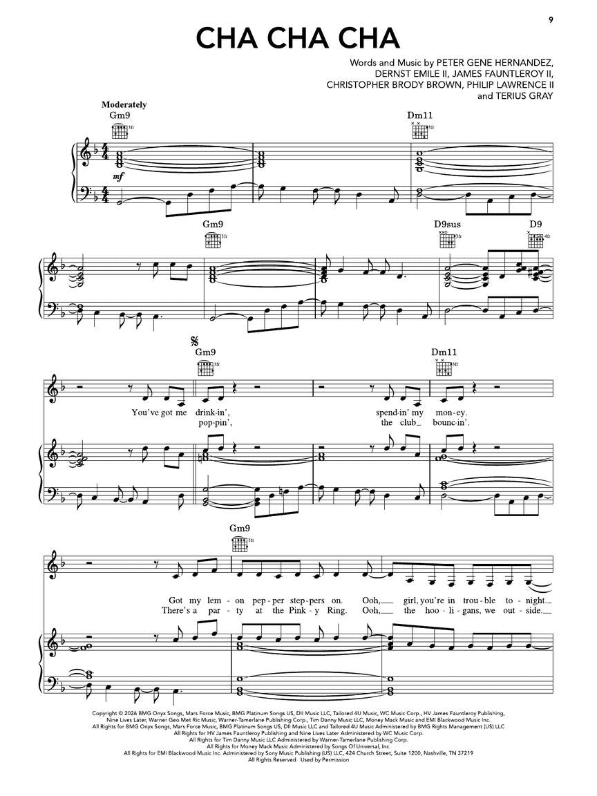 Bruno Mars – The Romantic