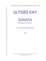 Kay: Bassoon Sonata (arr. for Trombone & Piano)