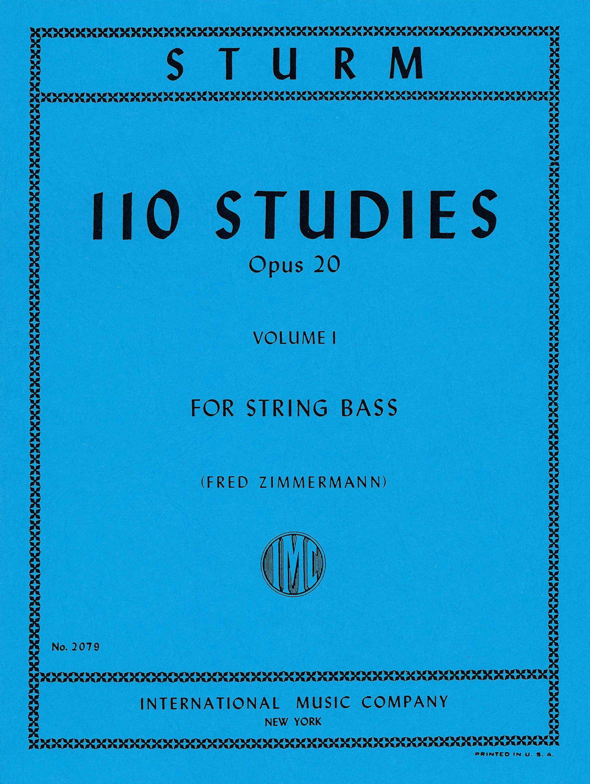 Sturm: 110 Studies, Op. 20