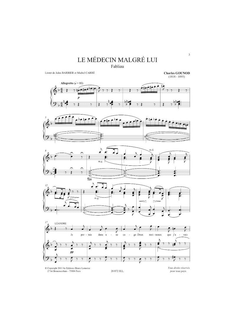 Airs d'opéras comiques - Tenor