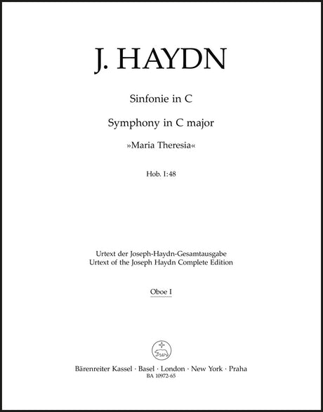Haydn: Symphony in C Major, Hob. I:48 ("Maria Theresia")