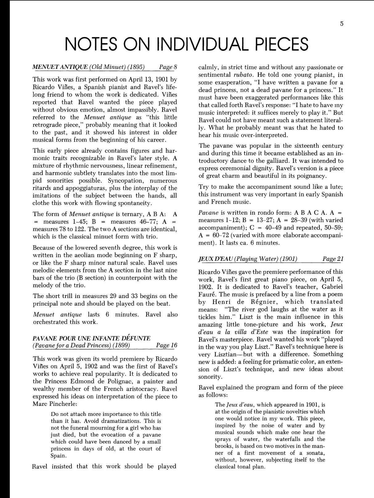 At the Piano with Ravel