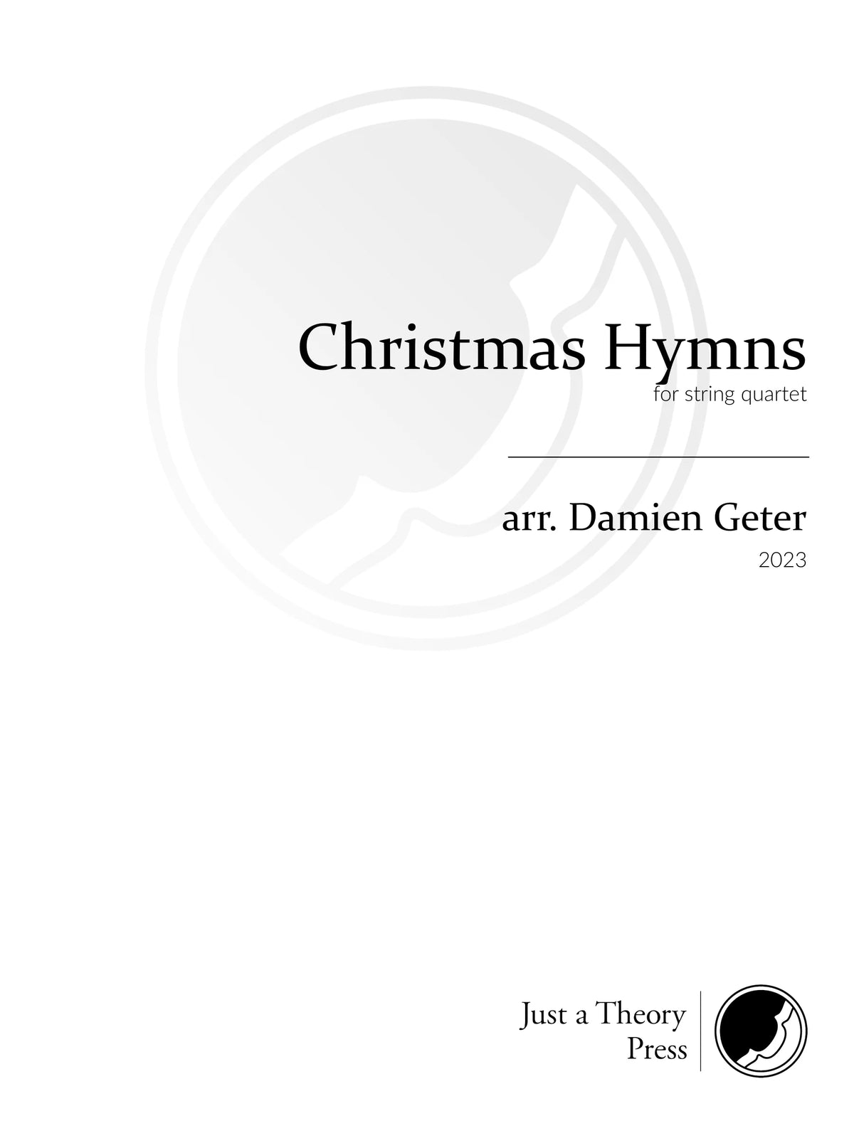 Geter: Christmas Hymns for String Quartet