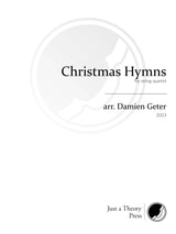 Geter: Christmas Hymns for String Quartet