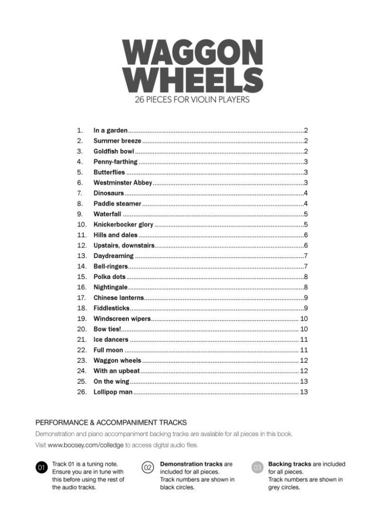 Waggon Wheels - Violin