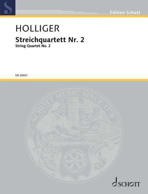 Holliger: String Quartet No. 2