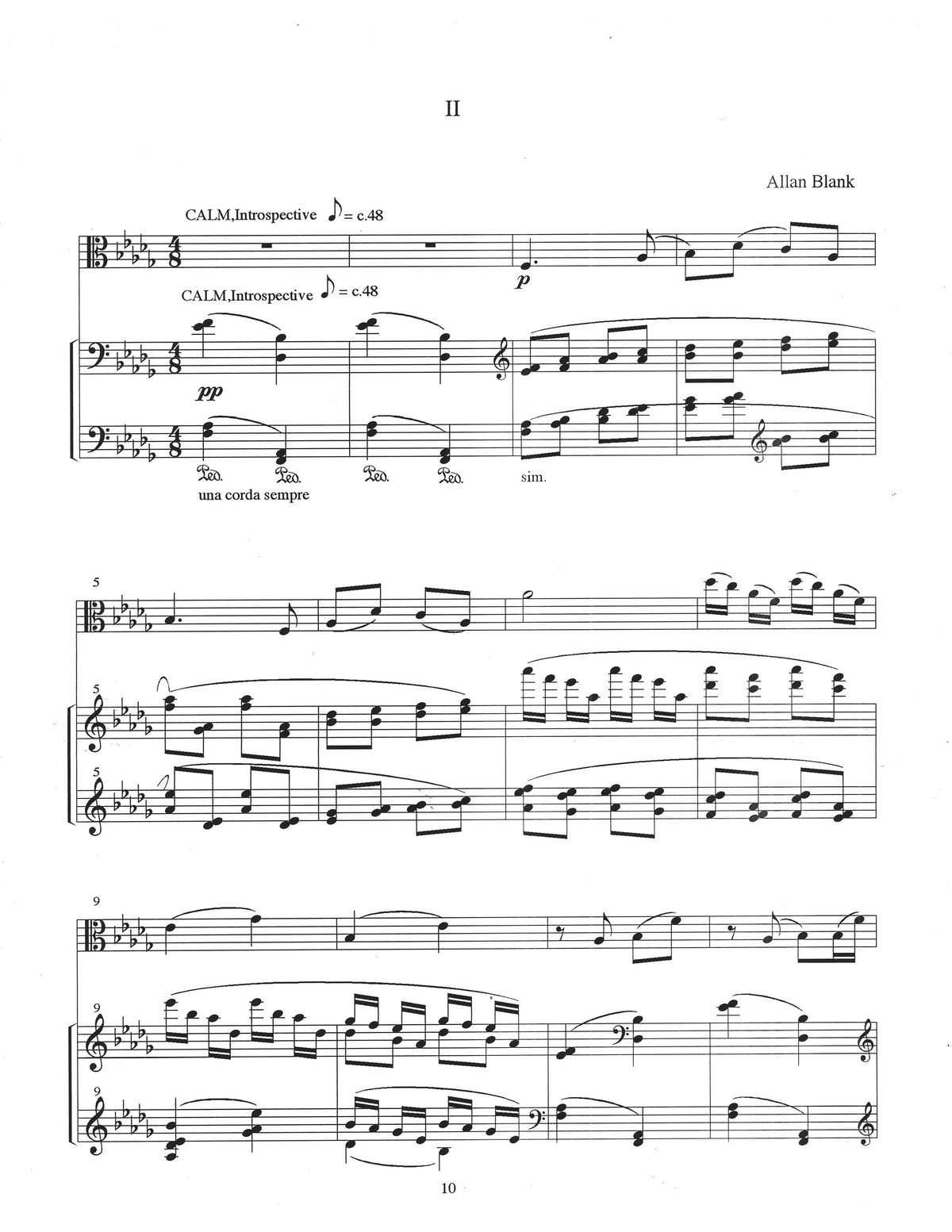 Blank: A Set of Opposites (Version for Viola & Piano)