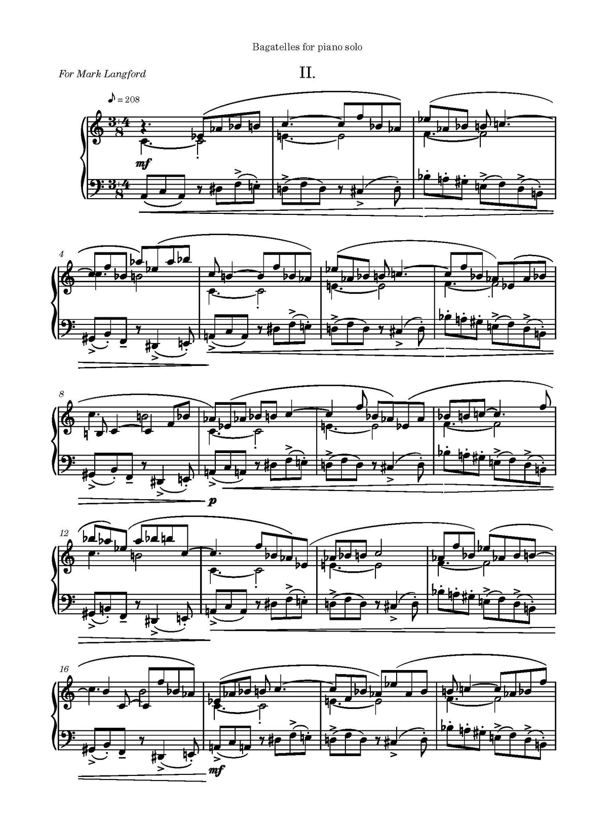 Davidson: Bagatelles for Piano