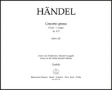 Handel: Concerto grosso in F Major, Op. 6, No. 9, HWV 327