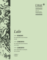 Lalo: Cello Concerto in D Minor