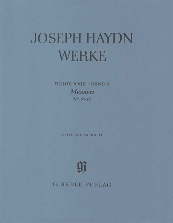 Haydn: Masses, Nos. 9-10