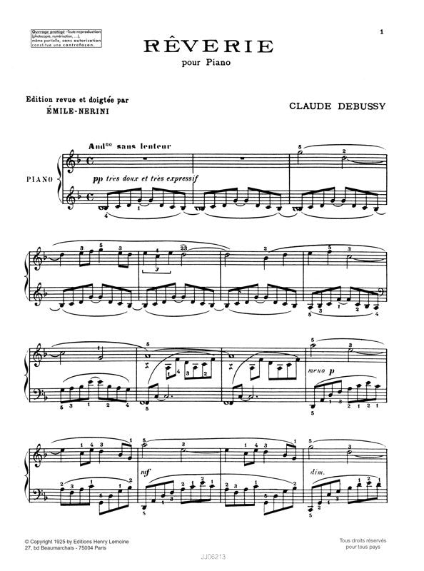 Debussy: Rêverie – Ficks Music