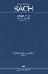 Bach: Mass in G Minor, BWV 235