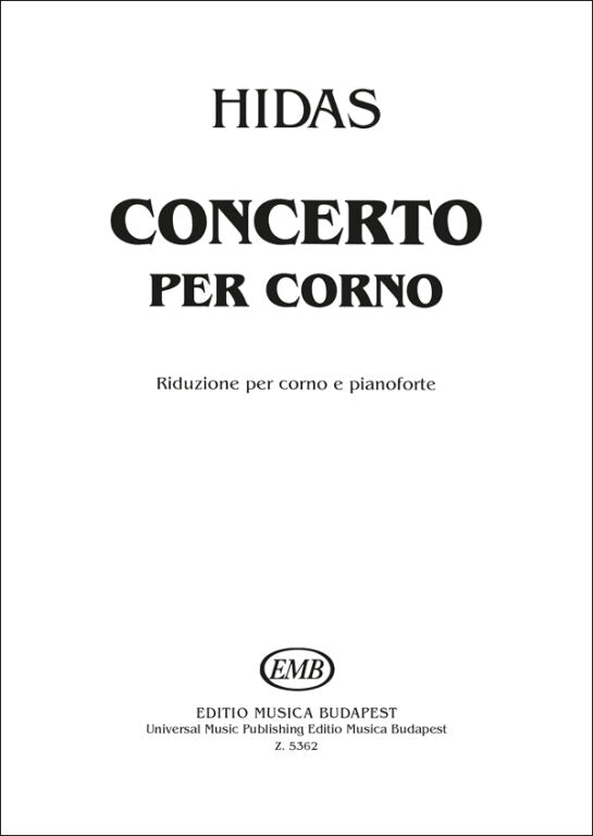 Hidas: Horn Concerto No. 1