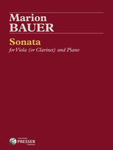 Bauer: Sonata for Viola (or Clarinet) and Piano