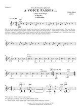 Cl. Baker: A Voice Passes
