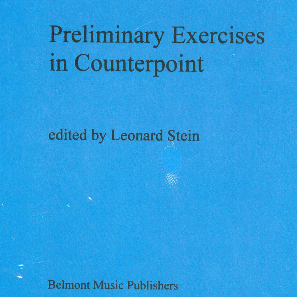 Preliminary Exercises in Counterpoint – Ficks Music