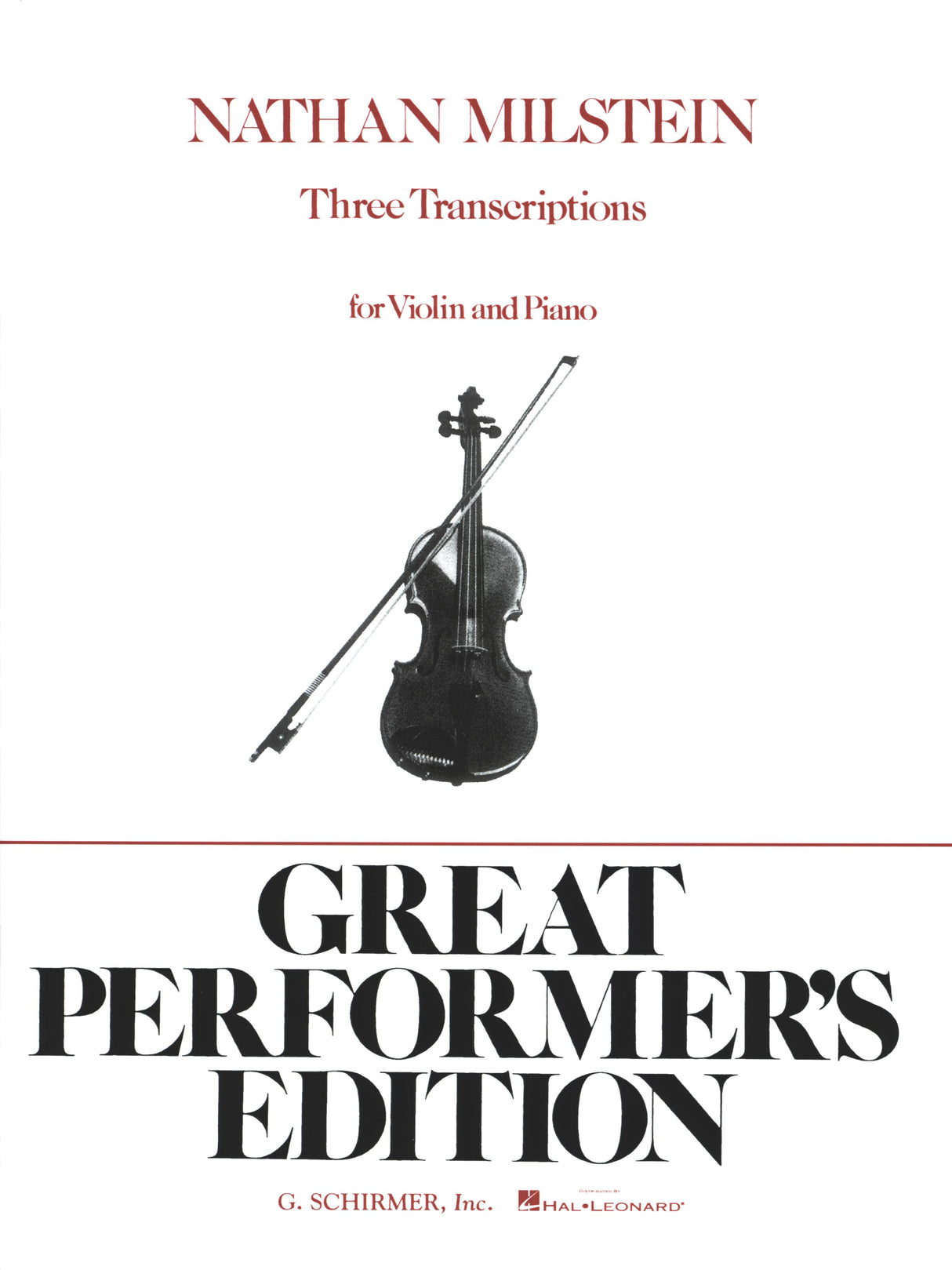 Milstein: 3 Transcriptions