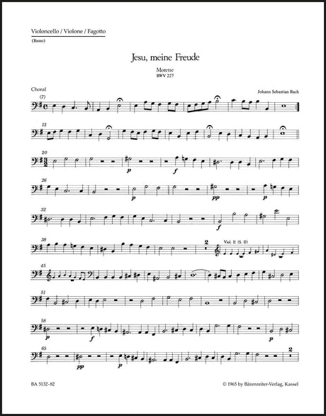 Bach: Jesu, meine Freude, BWV 227