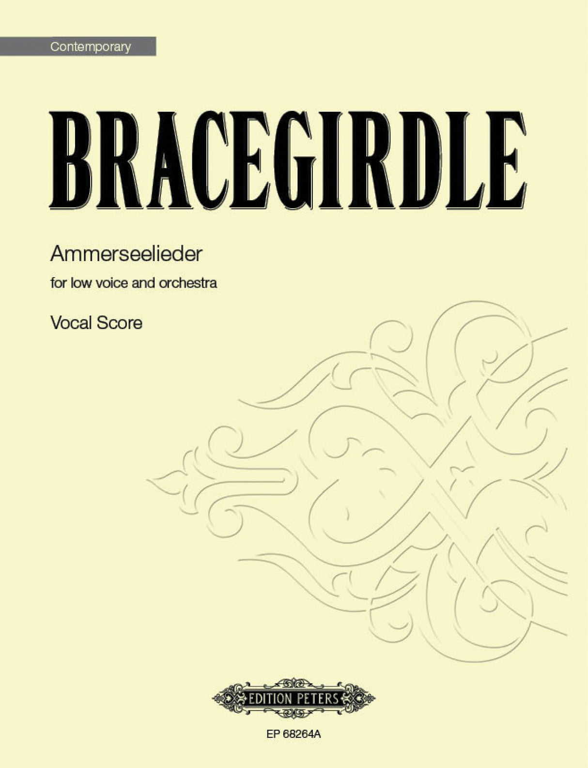 Bracegirdle: Ammerseelieder