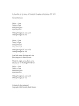 D.R. Moore: One at a Time, Two at a Time (from "Frederick Douglass")