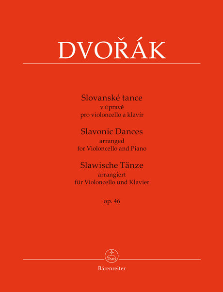 Dvořák: Slavonic Dances, Op. 46 (arr. for cello & piano)