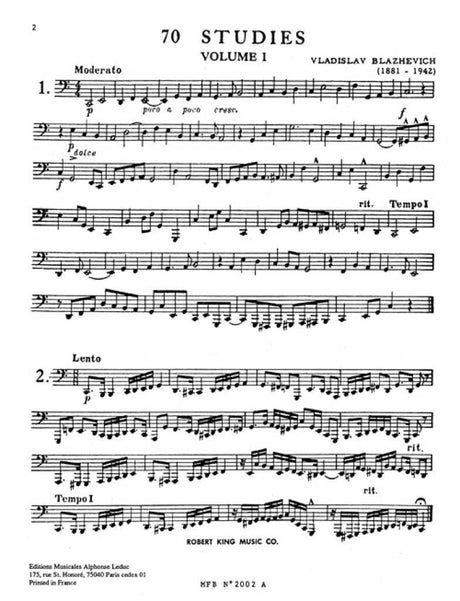 Blazhevich: 70 Studies – Volume 1