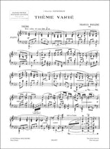 Poulenc: Thème Varié