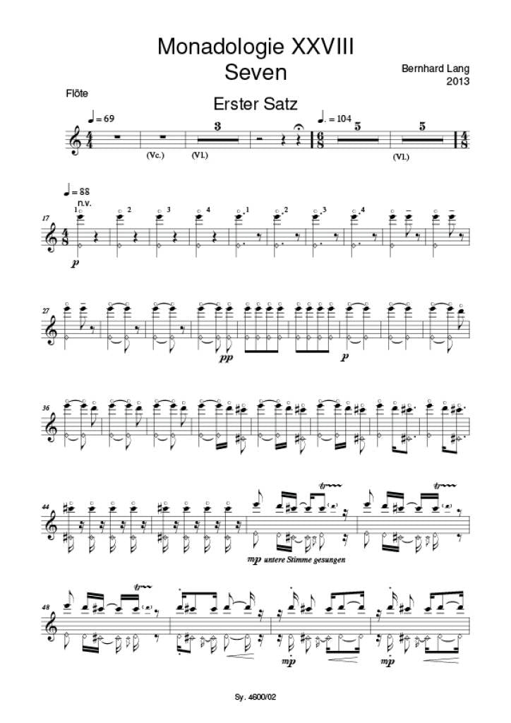 Lang: Monadologie XXVIII - Seven