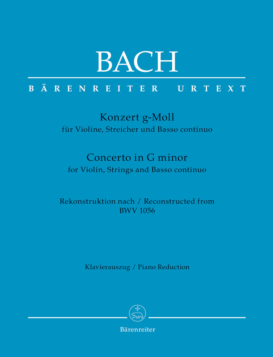 Bach: Violin Concerto in G Minor