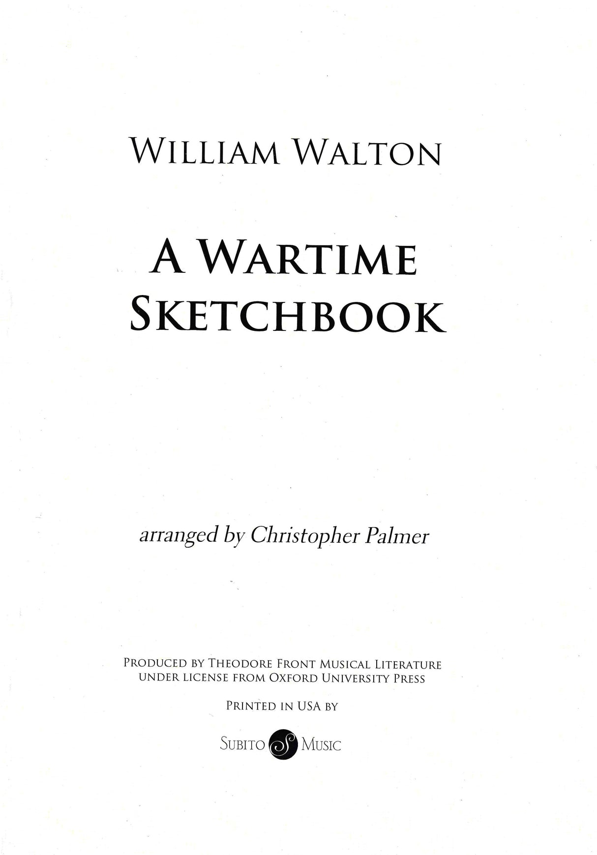 Walton: A Wartime Sketchbook