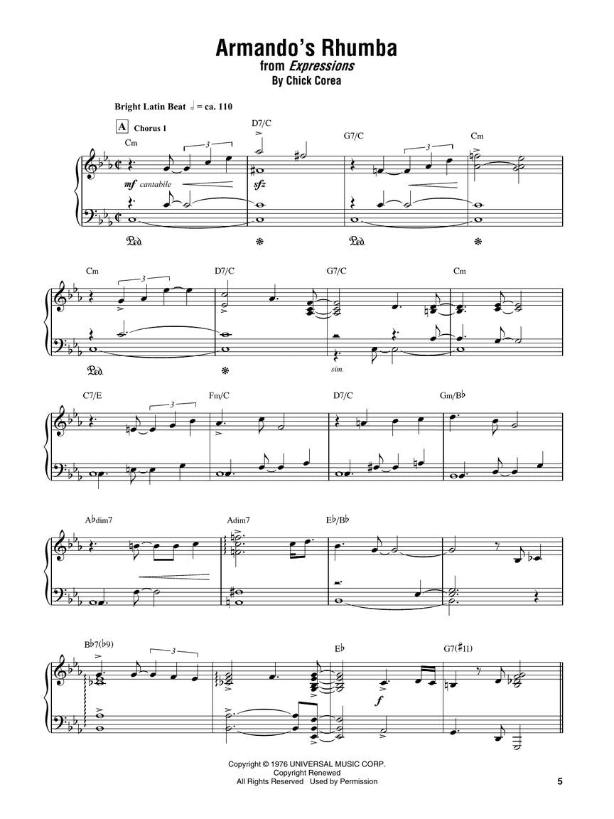 Chick Corea - Omnibook (transc. for piano) – Ficks Music
