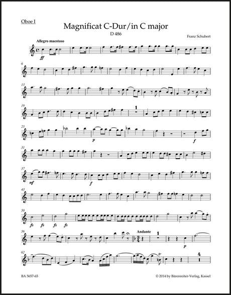 Schubert: Magnificat in C Major, D 486