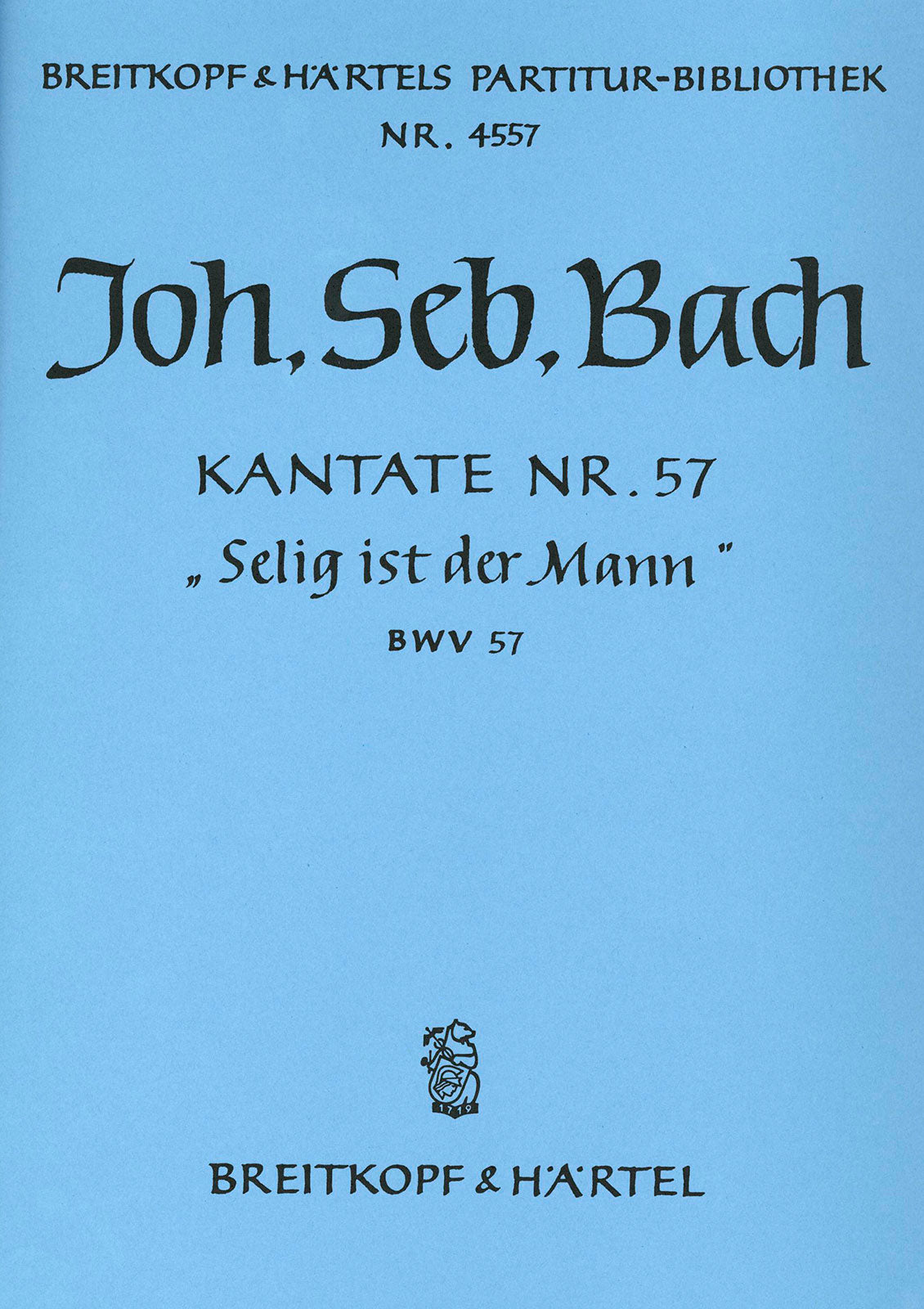 Bach: Selig ist der Mann, BWV 57 - Cantata for the 2nd Day of Christmas